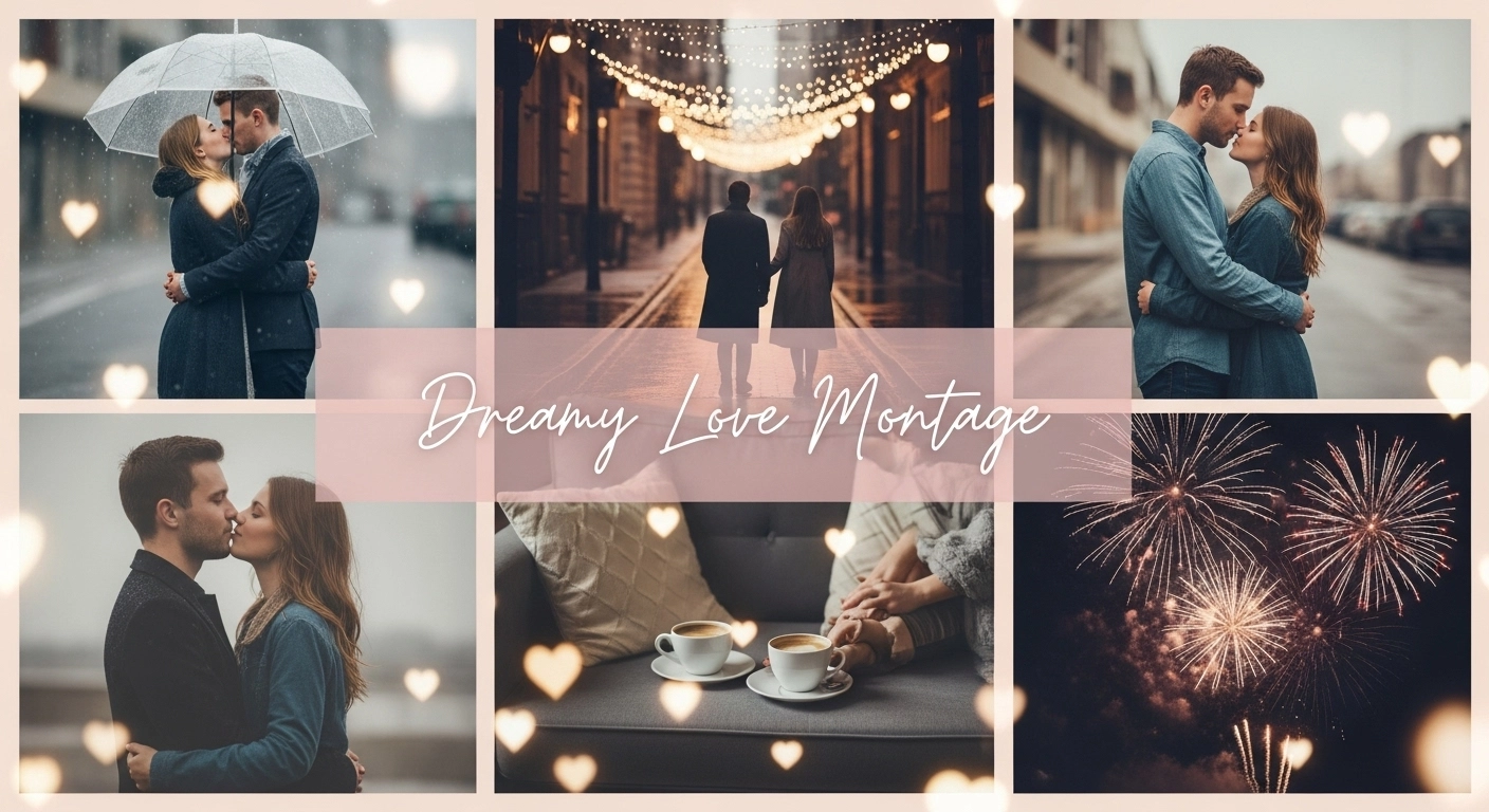 Free Dreamy Love Montage Video Template 2025