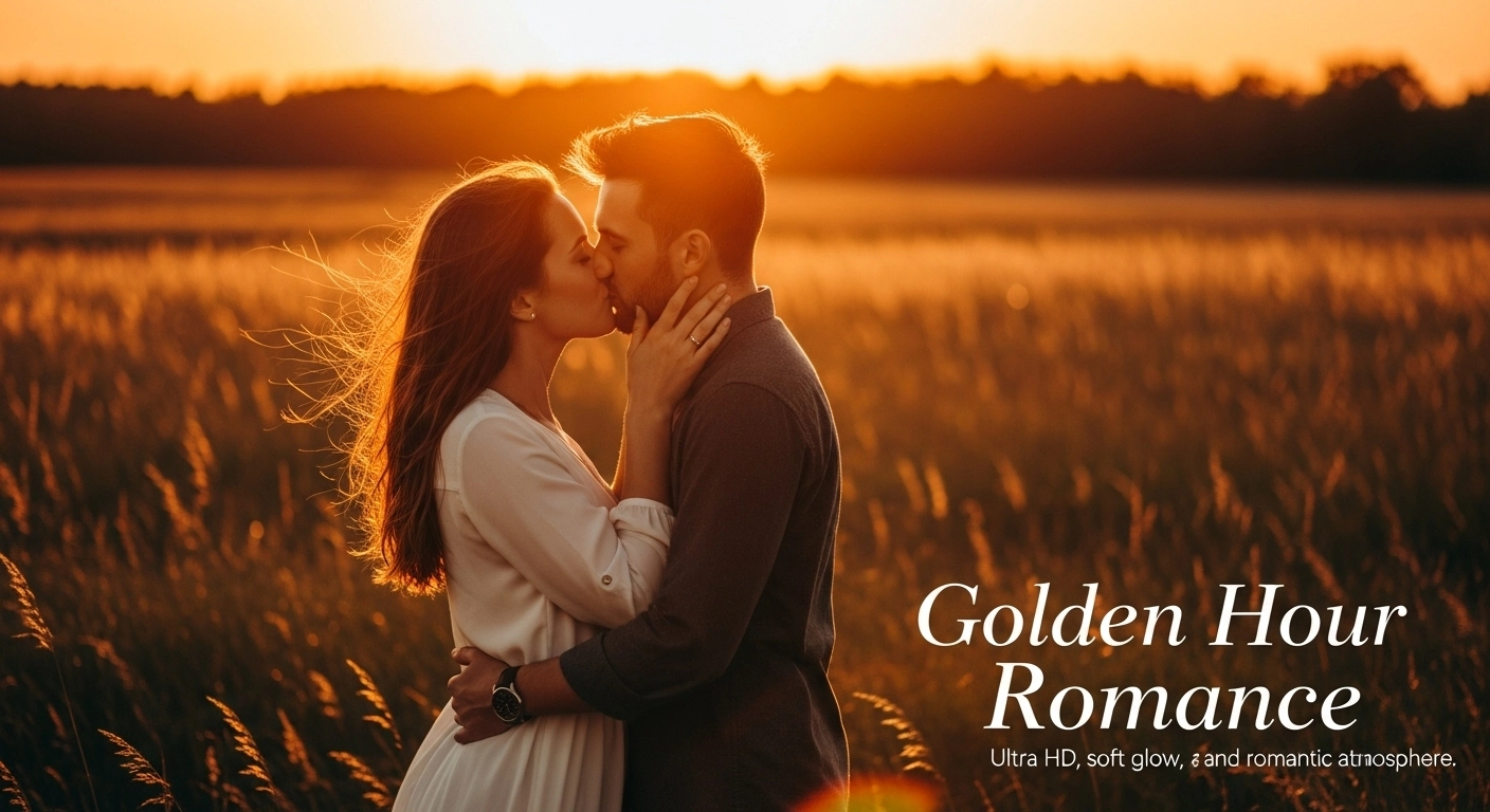 Free Golden Hour Romance Video Template 2025