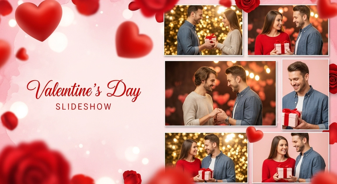 Free Valentine’s Day Romantic Video Template 2025
