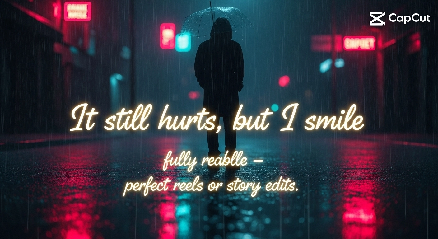 Rainy Slow-Mo Mood CapCut Template Preview