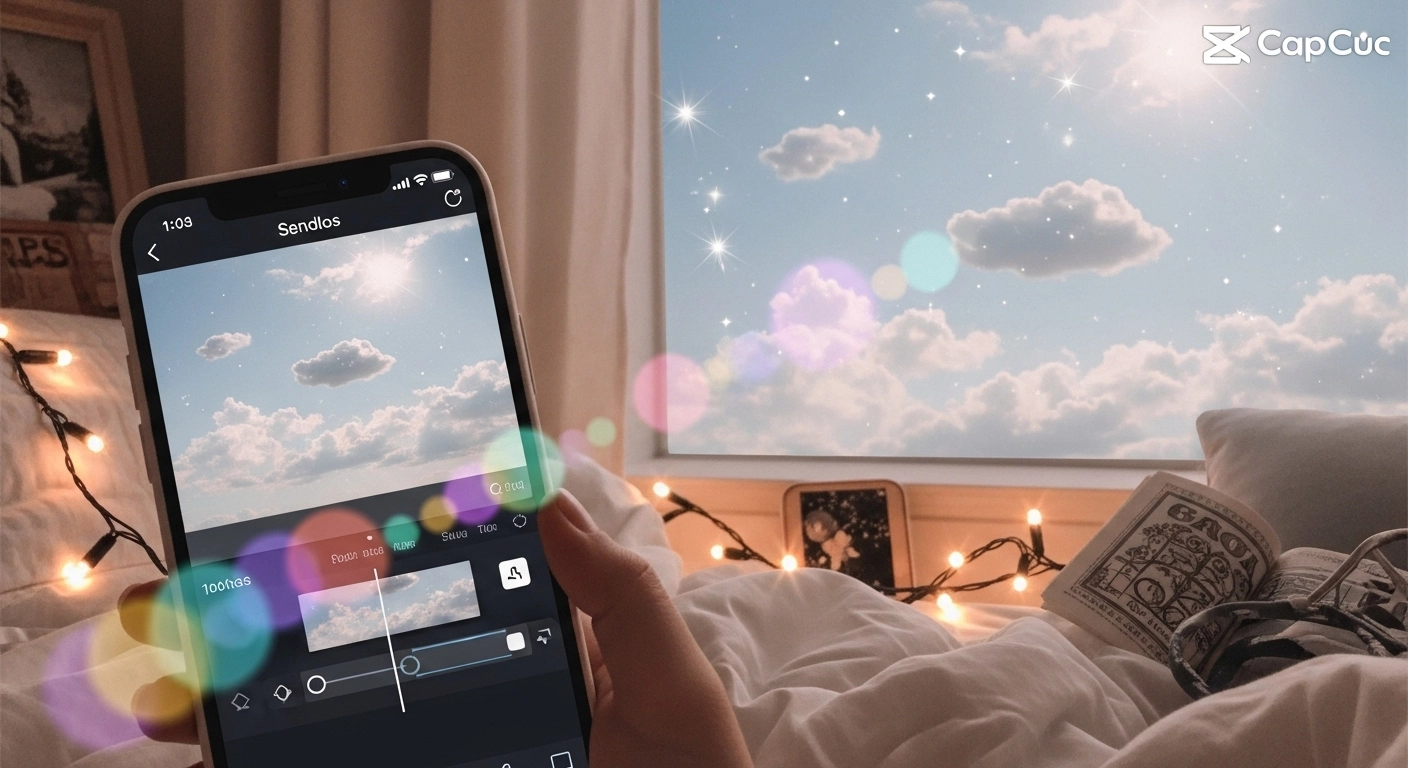 Aesthetic dreamy visual